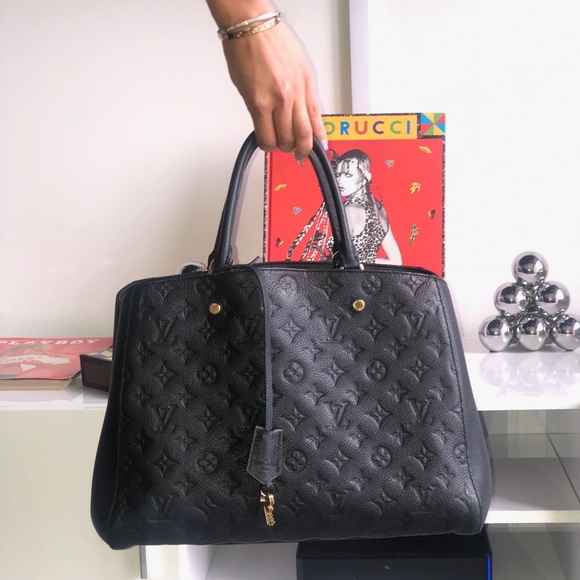 Louis Vuitton Handbags - Louis Vuitton Montaigne GM Monogram Empreinte Nior